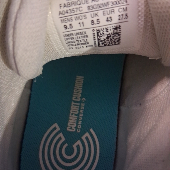 Converse White High-Top Sneakers - Picture 6 of 8